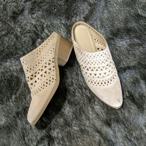 Perforated mule